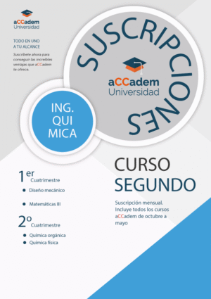 Suscripción Ingeniería Química Segundo Curso
